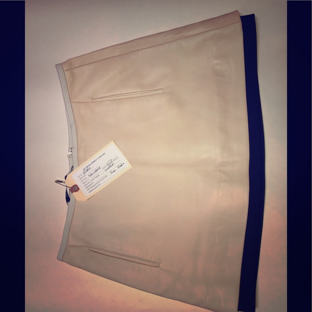 DVF Leather Mini Skirt